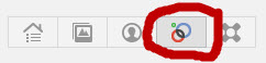 Google Plus circles button