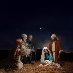 Christmas Nativity with the Wise Men